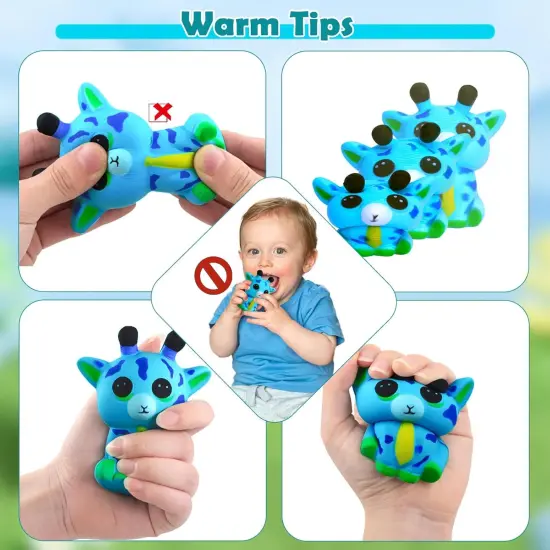 8 Pack Animal Squishy Toys Cream Scented {2}