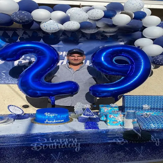 5 Balloon 40 Inch for 5th Birthday Decorations {3}