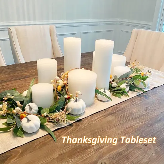 12PCS Realistic Artificial Pumpkins {3}