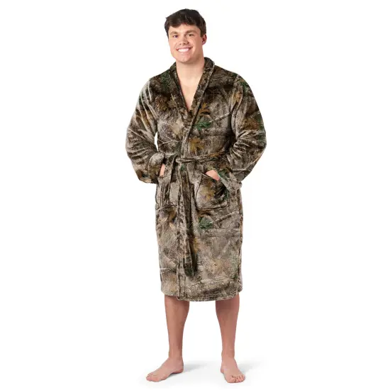 Realtree L/XL Men's Silk Touch Robe 26x47 Inches {1}