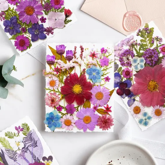 Dried Pressed Flowers Leaves kit for Resin Molds {2}