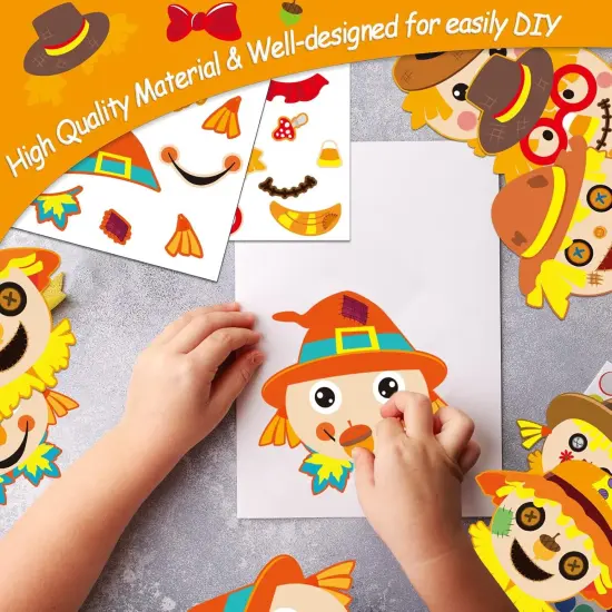 30 Pcs Thanksgiving Fall Craft for Kids {3}