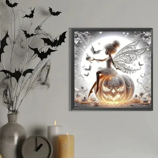 13.8x13.8 Inch - Pumpkin Elf Bat Diamond Painting Kits for Adults {2}
