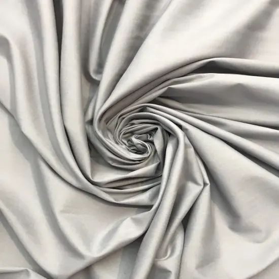 1 Yard Silver Poly Cotton Fabric For Folklorico Skirts Lining Sheets Crafts Apparel 59/60&Prime; Wide {1}