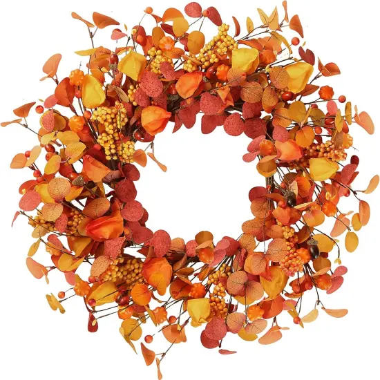Artificial Fall Wreath 20&rsquo;&rsquo; {1}