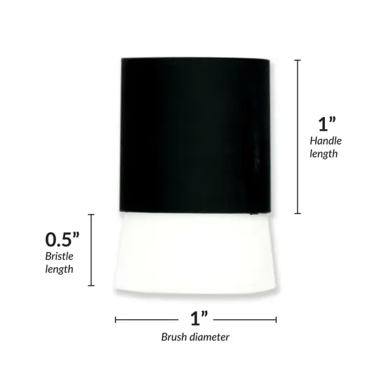 Small Blending Brush Set (Flat Bristles) {3}