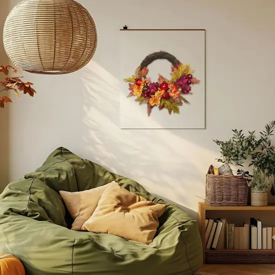 Fall Wreaths for Front Door 20 Inch {5}