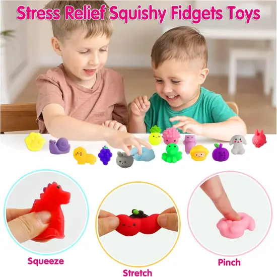 100 Pcs Kawaii Squishies Party Favors for Kids 4-8-12 {3}