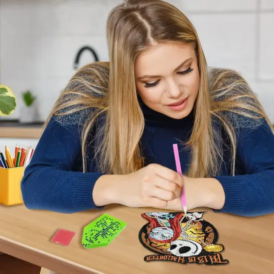 Spooky Halloween Tabletop Diamond Painting Kits {5}