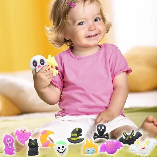50 PCS Halloween Mochi Squishy Toys {5}