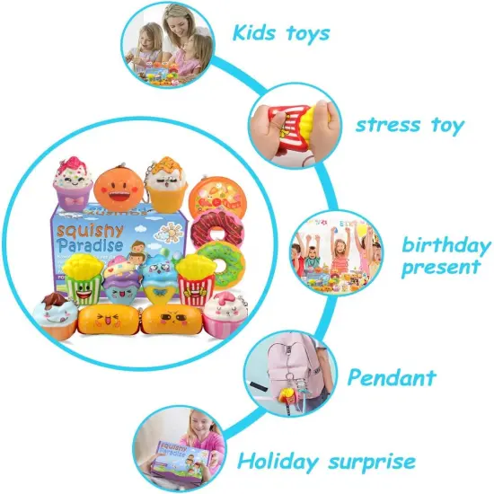 Squishies Donut Squishy Toys {3}