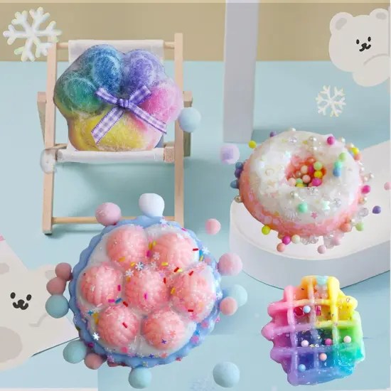 4 Pack Cake Soft Squishy {4}