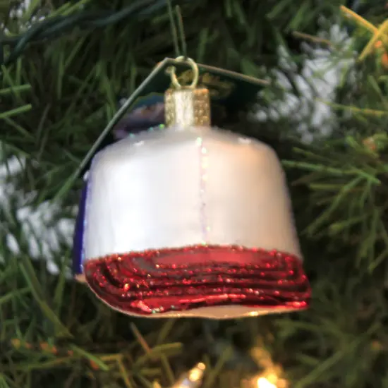 Old World Christmas 2.0 Inch Baseball Cap Tree Ornament , Fashion Essential Multicolored {3}