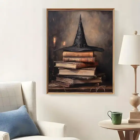 Halloween Witch Hat Book Diamond Painting Kits for Adults,11.8x15.7 Inch {3}