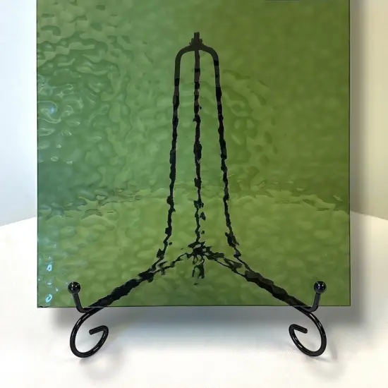 Wissmach ASPARAGUS English Muffle Stained Glass Sheet &ndash; Vintage Ripple Textured Art Glass for Mosaics, Panels, Lamps & DIY Crafts | Hand-selected by The Little Flowers {4}