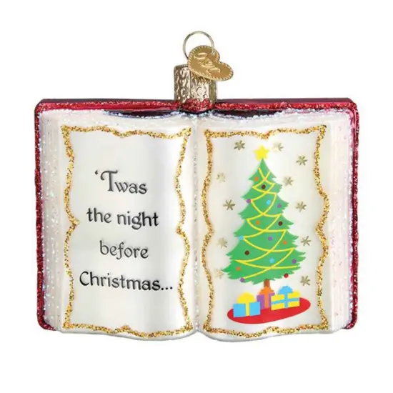 Old World Christmas 3.0 Inch The Night Before Christmas Tree Ornament , Classic Children Multicolored {1}