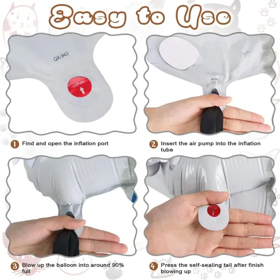 8 Pcs Walking Cat Balloons,Cat Balloons for Kids,(Cat-8 Pcs) {5}