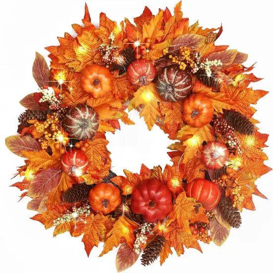 20 Inch Fall Wreaths for Front Door {1}
