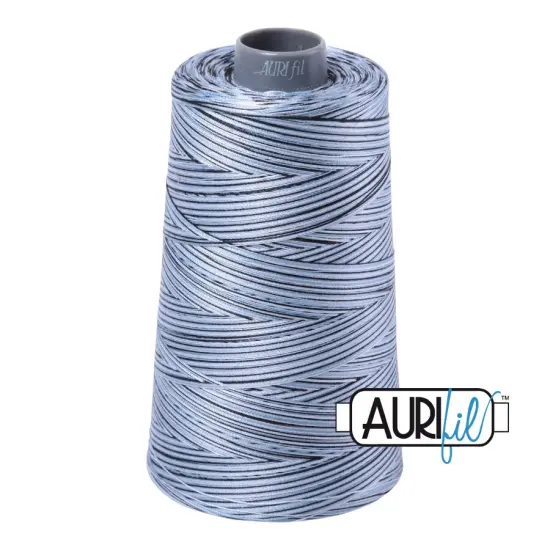 Stonewash Blues - Variegated (4669) | 28wt Cone (3300M / 3609Y) | Aurifil Thread {1}
