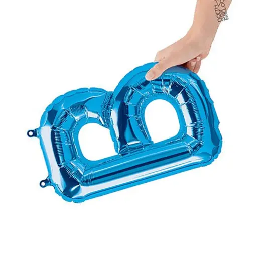 NorthStar Balloons&reg; 16 Inch Letter B Blue Air Fill Only {4}