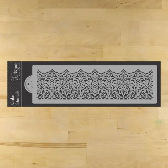 Victorian Lace Cake Stencil Border | C741 by Designer Stencils | Cake Decorating Tools | {1}