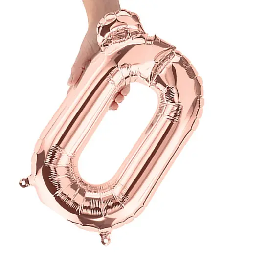 NorthStar Balloons&reg; 16 Inch Letter Q Rose Gold Air Fill Only {4}