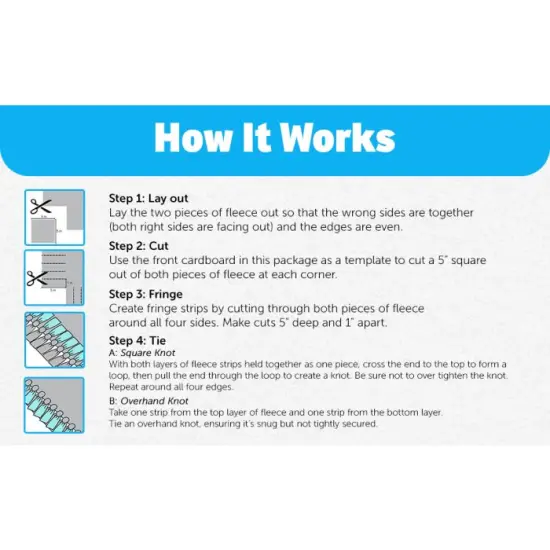 Cats on Cats Anti-Pill Premium No-Sew Throw Fleece Fabric Kit (72x60) {5}