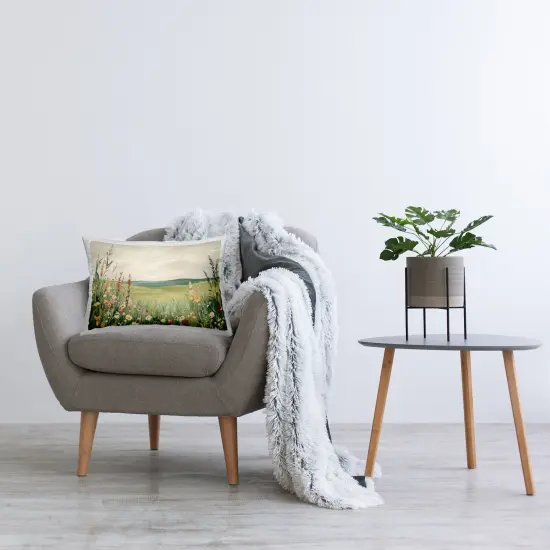 Stupell Industries Nature's Meadow View Indoor Pillow, 14 x 7 x 20 {2}