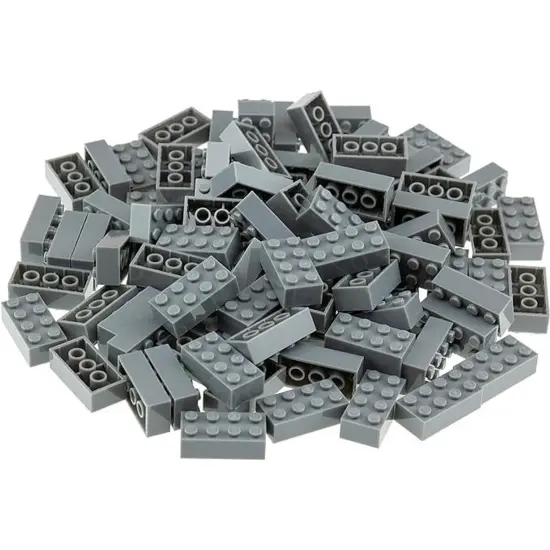 Strictly Briks Classic Bricks Starter Kit, Gray, 96 Pieces, 2x4 Studs, Building Creative Play Set for Ages 3-14, 100% Compatible with All Major Brick Brands Grey {6}