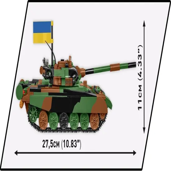 COBI Armed Forces T-72 M1R (PL/UA) Tank {3}