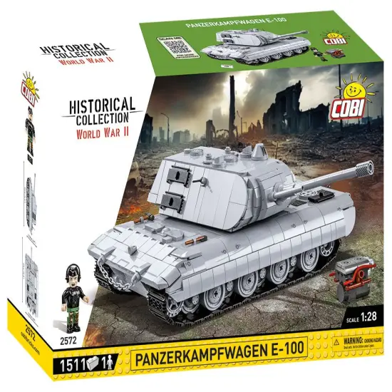 COBI Historical Collection: World War II Panzerkampfwagen E-100 Tank {1}