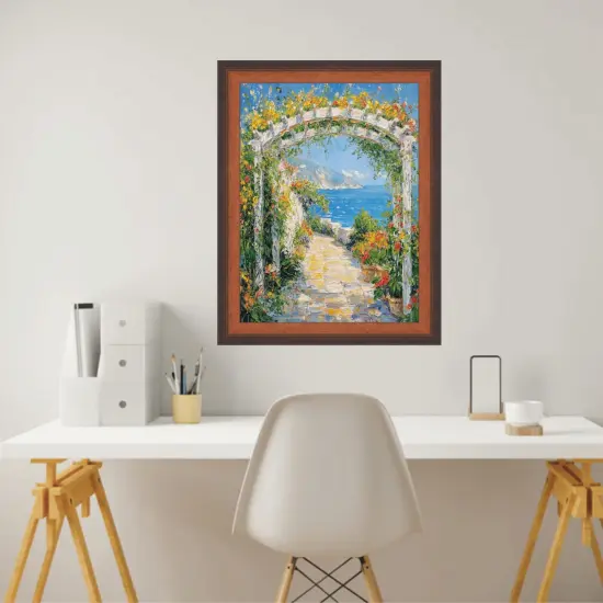 Certificate Glossy Walnut Wood Picture Frame 12x18 frame {6}