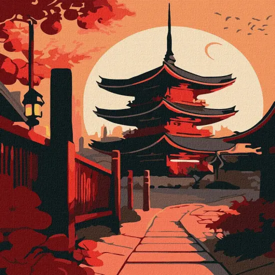 Painting by Numbers kit Landscape of the east KHO5109 {2}