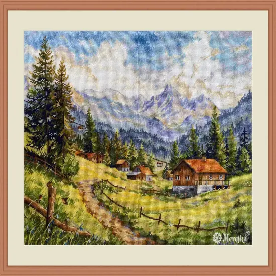 The Chamonix Valley K-244 Counted Cross-Stitch Kit {1}