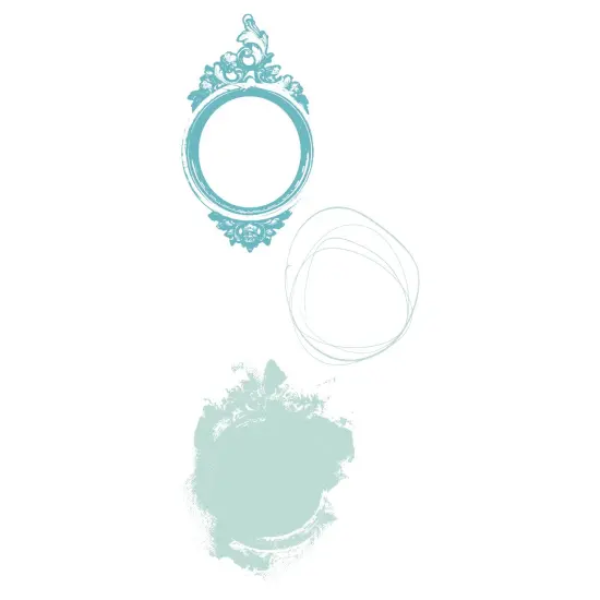 Sizzix Layered Clear Stamps By 49 & Market-3/Pkg {3}