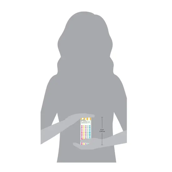 Pebbles Fun In The Sun Enamel Dots-60/Pkg {5}