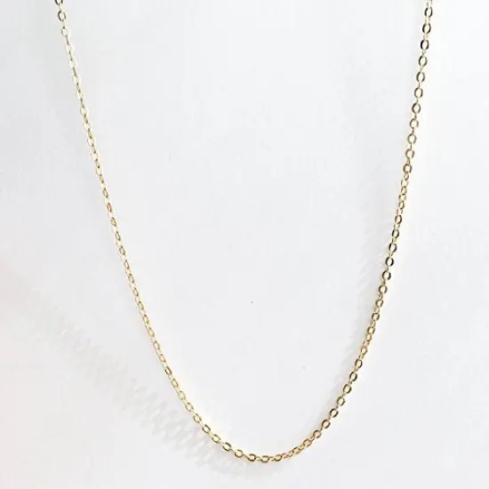10 Pieces - 17.5inch 16K Gold Plated Finished Cable Chain Necklace Chain Bulk Discount Jewelry Necklace Chain Bulk Chain Wholesale Jewelry Supply - 10PCHN (Gold) {3}