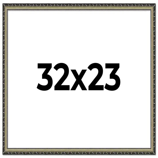 32x23 Museum-Quality Picture Frame with UV-Resistant Acrylic & Acid-Free Backing, Available in 4 Finishes - Gold, Silver, Bronze, and Black {1}