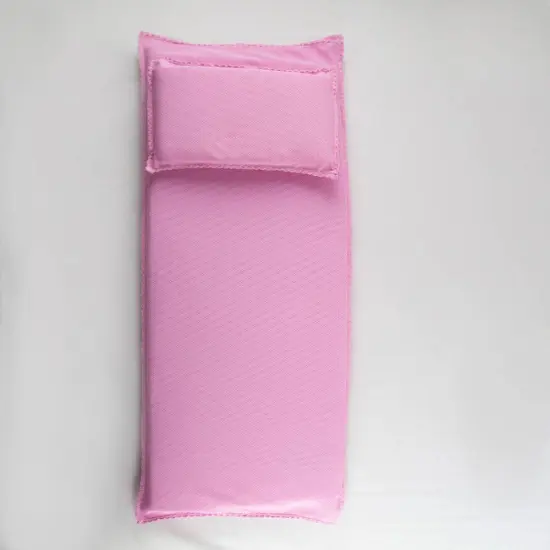 Eli & Mattie Bedding for Doll Bed, Mattress and Pillow check dimensions can use for Cradle Bunk Beds Amish Made, Pink {3}