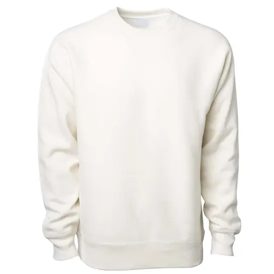 Gildan&reg; Midweight Crewneck Long Sleeve Sweatshirt Off White {1}