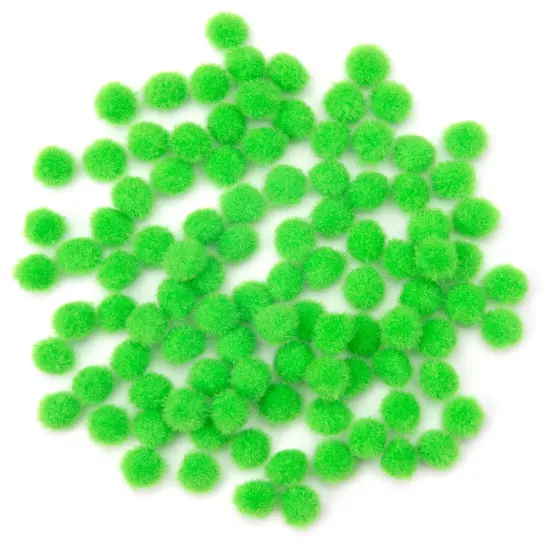 CousinDIY Pom-Poms 10mm 100/Pkg-Kelly Green {3}