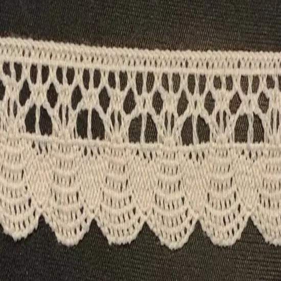 5/8" Cotton Cluny Lace Trimming - 18 Continuous Yards - MADE IN USA! Natural {1}