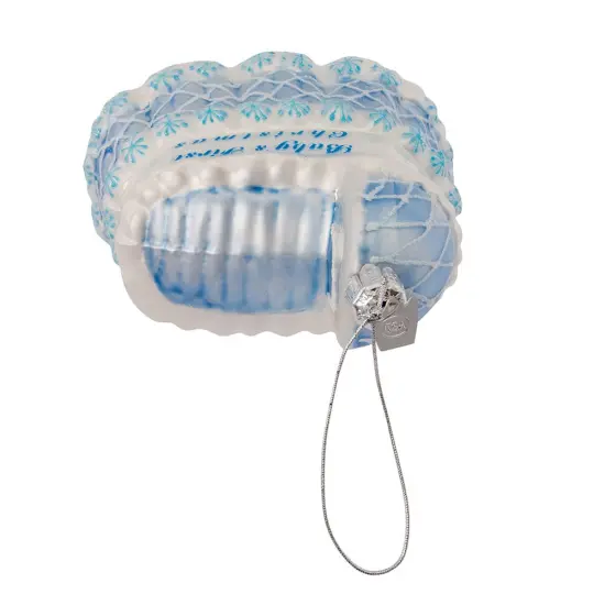 4" Noble Gems&trade; Baby Boy Glass Ornament Set4-Piece Boxed Christmas Decoration {5}