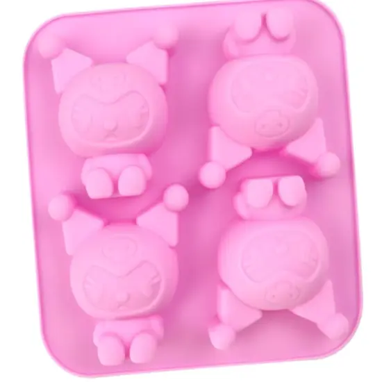 Cute Goth Bunny Silicone Mold {3}
