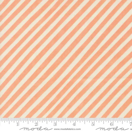 Stripe in Peach (37126 12) | Love Letter | Lizzy House | Moda {1}