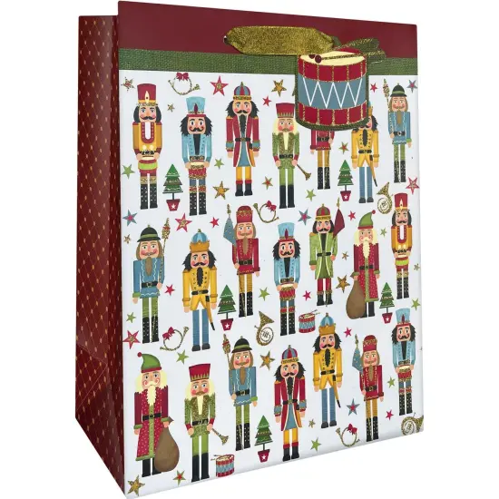 Pack/6: Traditional Nutcracker Gift Bag - 7-1/2 x 3 x 6" {2}