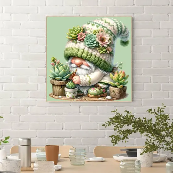 Gnome Succulents Diamond Art Kits for Adults {2}