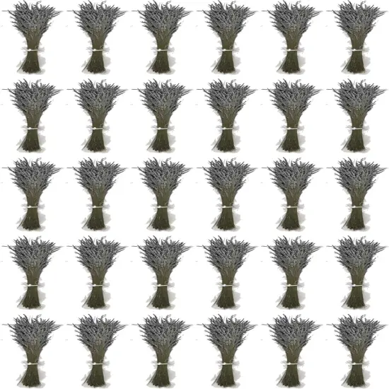 Natural Dried Lavender Flower Bundle Grosso Bulk Bunches | 3000 Stems, 23 inch Extra Long, 8 lb | Home Decoration, Fragrance, Bouquet Weddin {1}