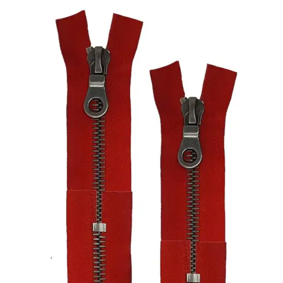 Red 8MM Closed Bottom with KTA Pull Antique Nickel {4}