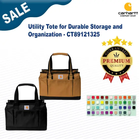 Carhartt&reg; Utility Tote for Durable Storage and Organization {3}